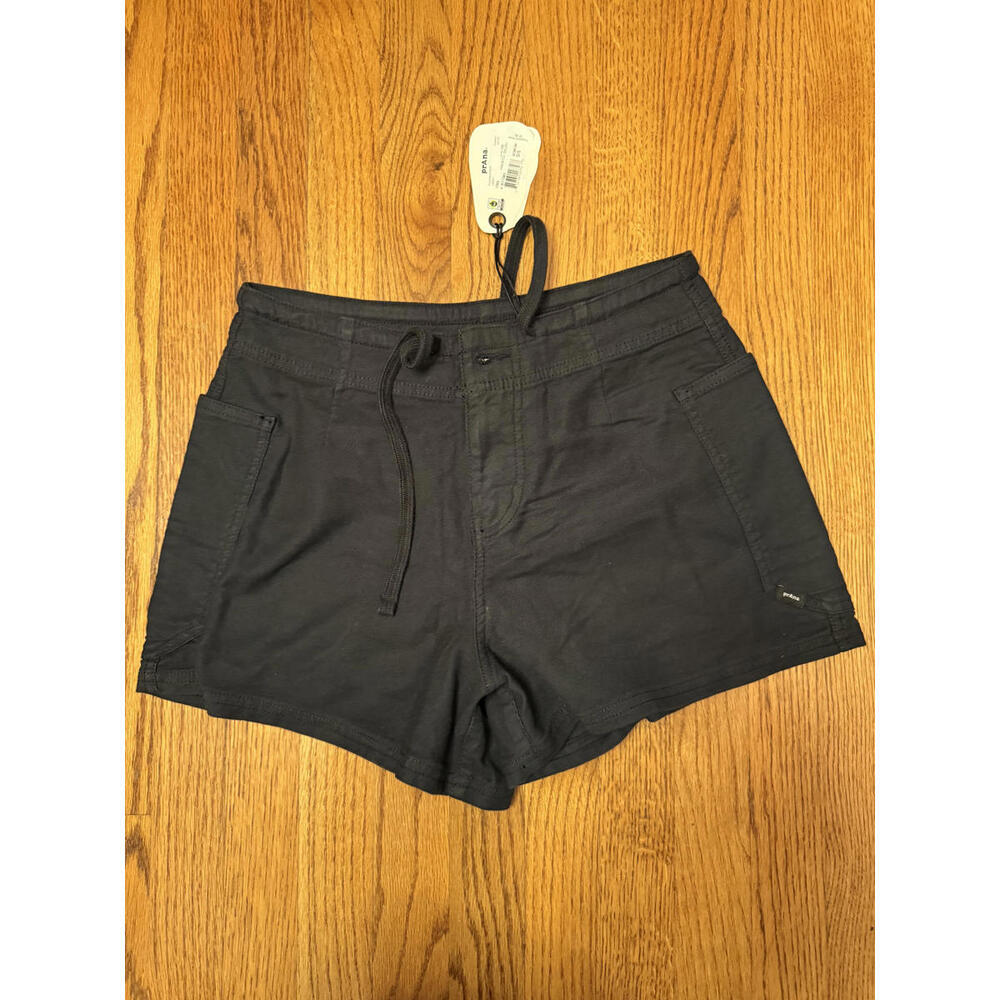 NWT! PrAna Women's Cuyamaca Short Black with Drawstring Waist Size XS